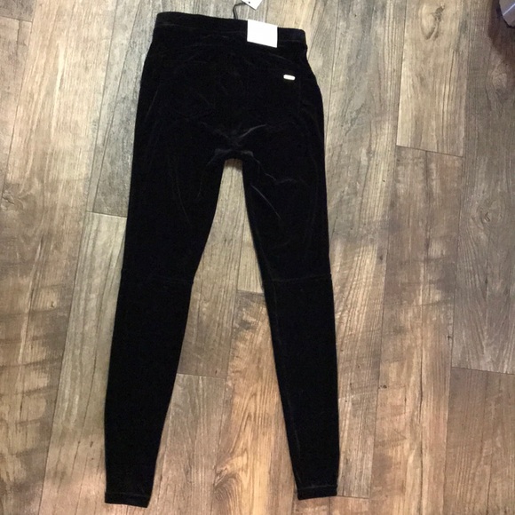 NWT CALVIN KLEIN X-SMALL MODERN VELVET LEGGING - Picture 4 of 7